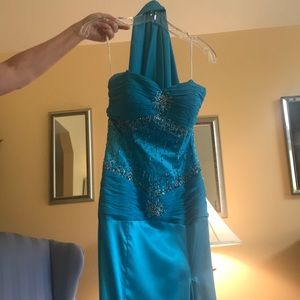 Turquoise Prom/Formal Gown